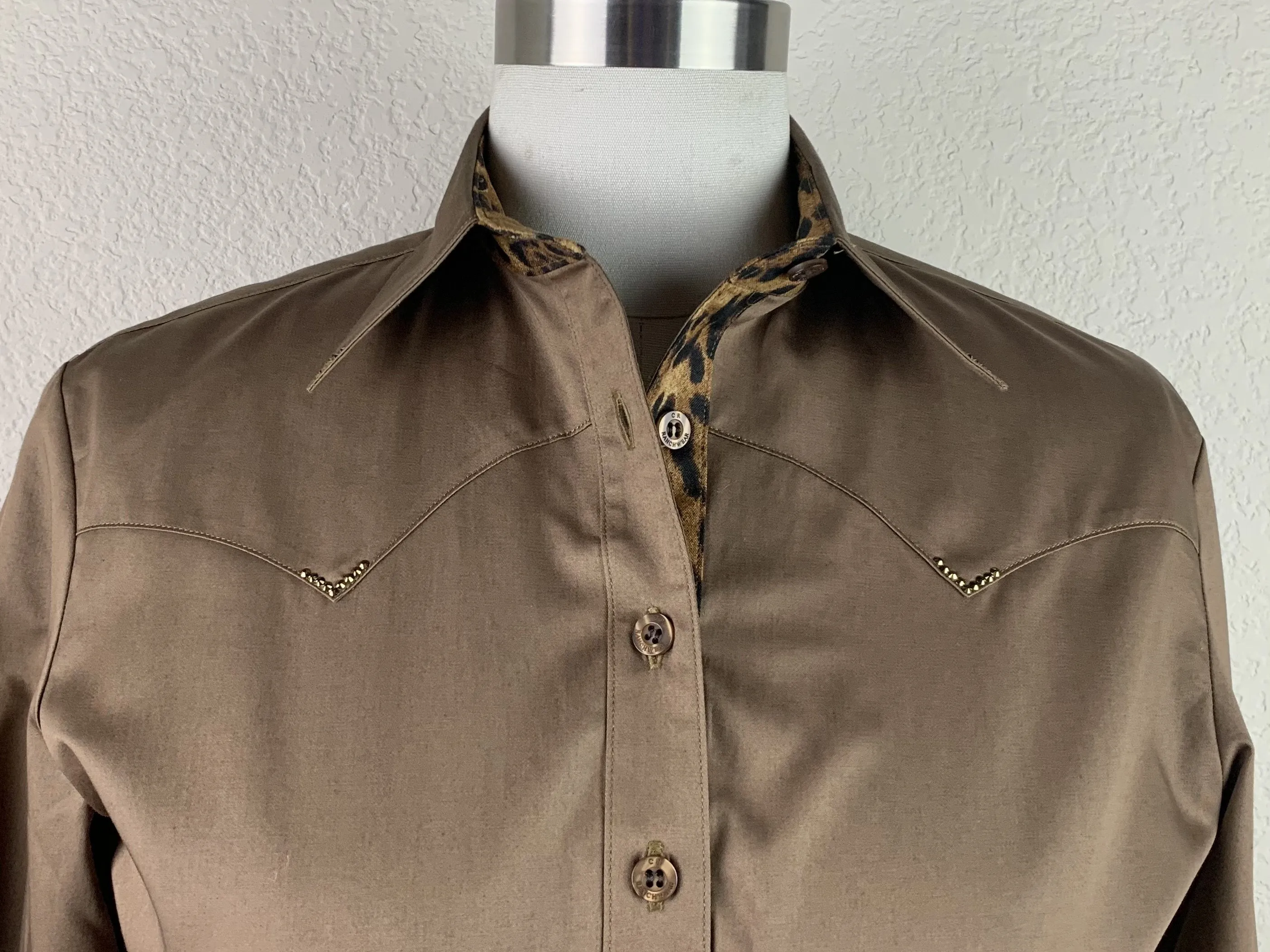 CR Western Pro Wild About Leopard Bronze-FINAL SALE