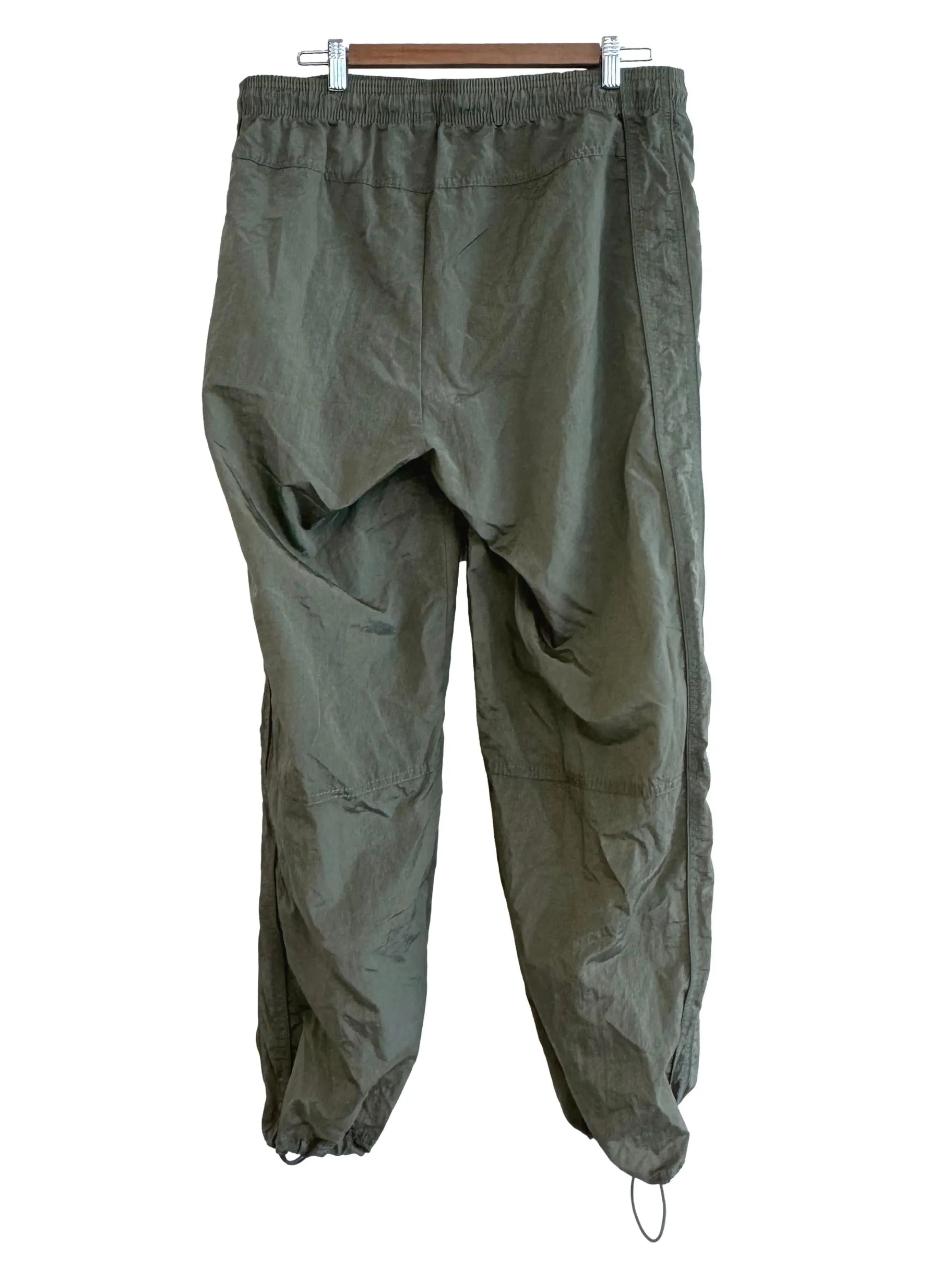 Crocodile Green Parachute Pants