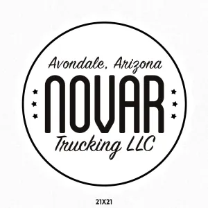 Custom Company Name Truck Decal, 2 Pack
