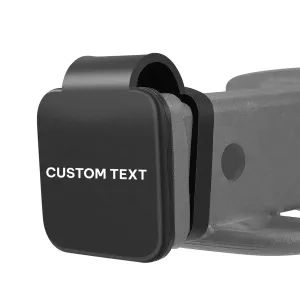Custom Text For Trailer Hitch Cover, Compatible with All Cars, 2 Pack 2 Inch Receiver Hitch Plug Insert Tube Hitch Plug Trailer Hitch Plug Receiver Tube Cover LE13987