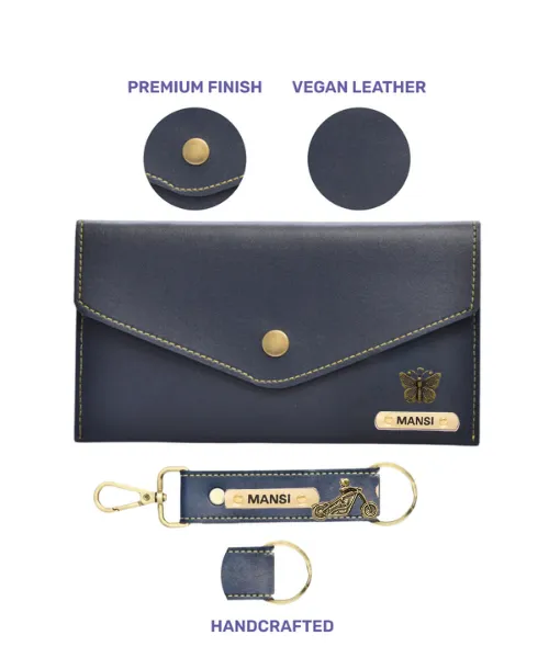 Customized Women's Gift Combo 2 Pcs - Blue