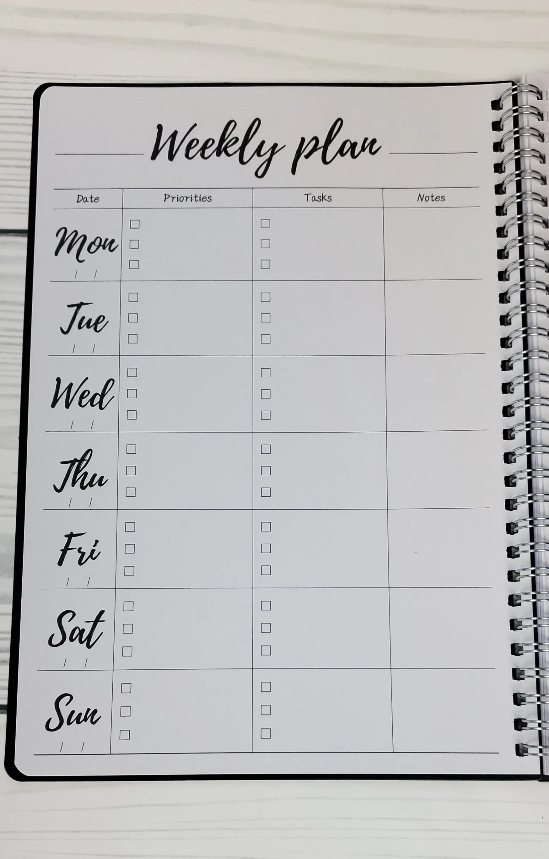 Daily Agenda