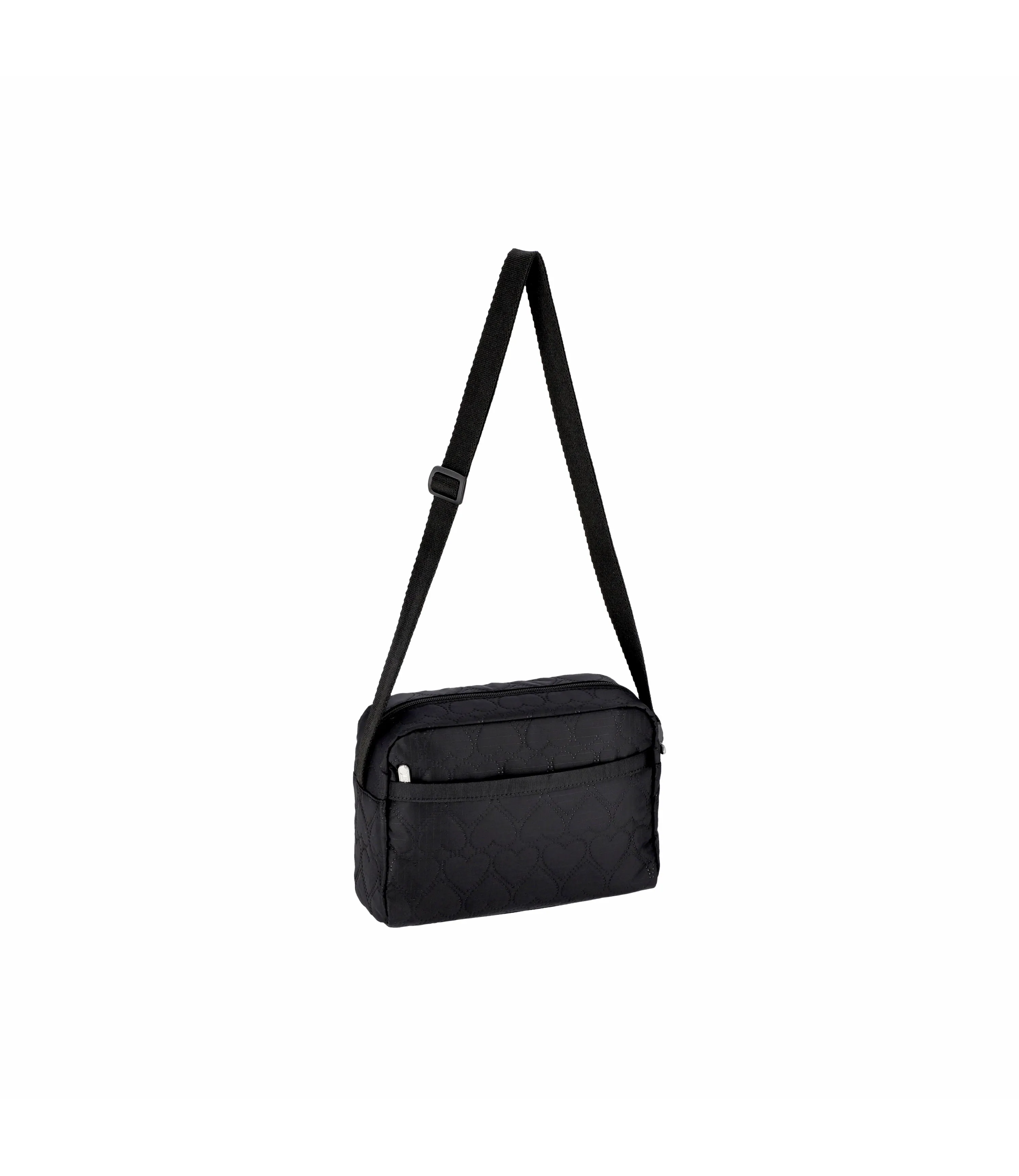 Daniella Crossbody<br>Black Heart Deboss