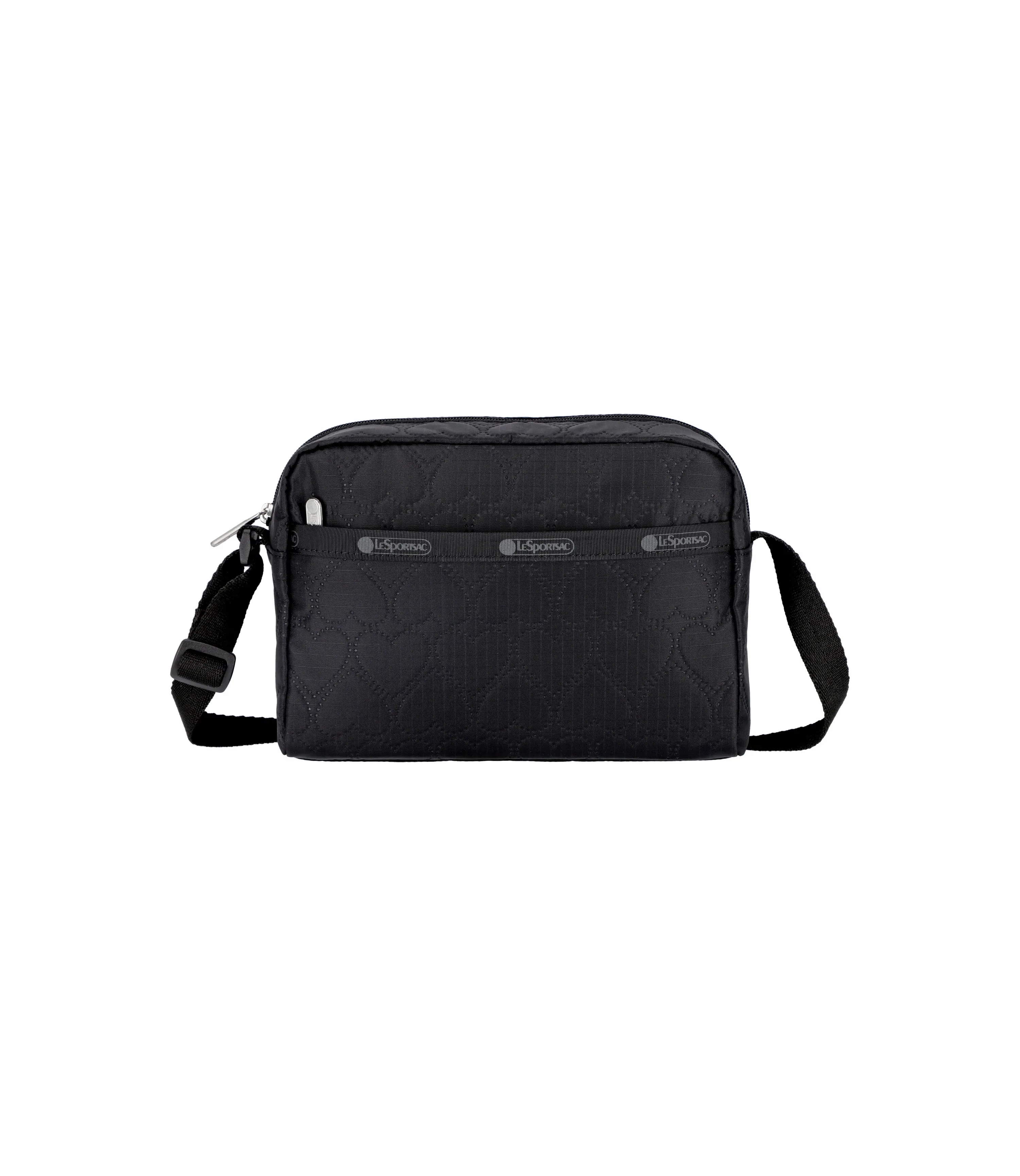 Daniella Crossbody<br>Black Heart Deboss