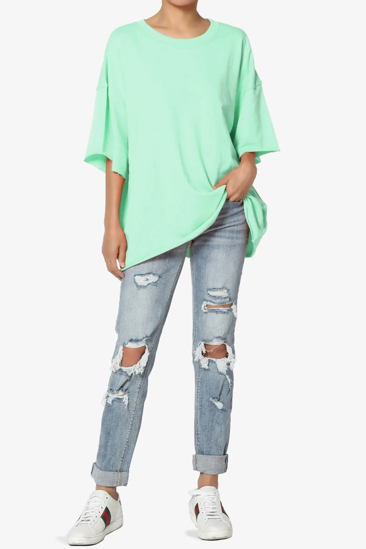 Danube Drop Shoulder Cotton Top PLUS