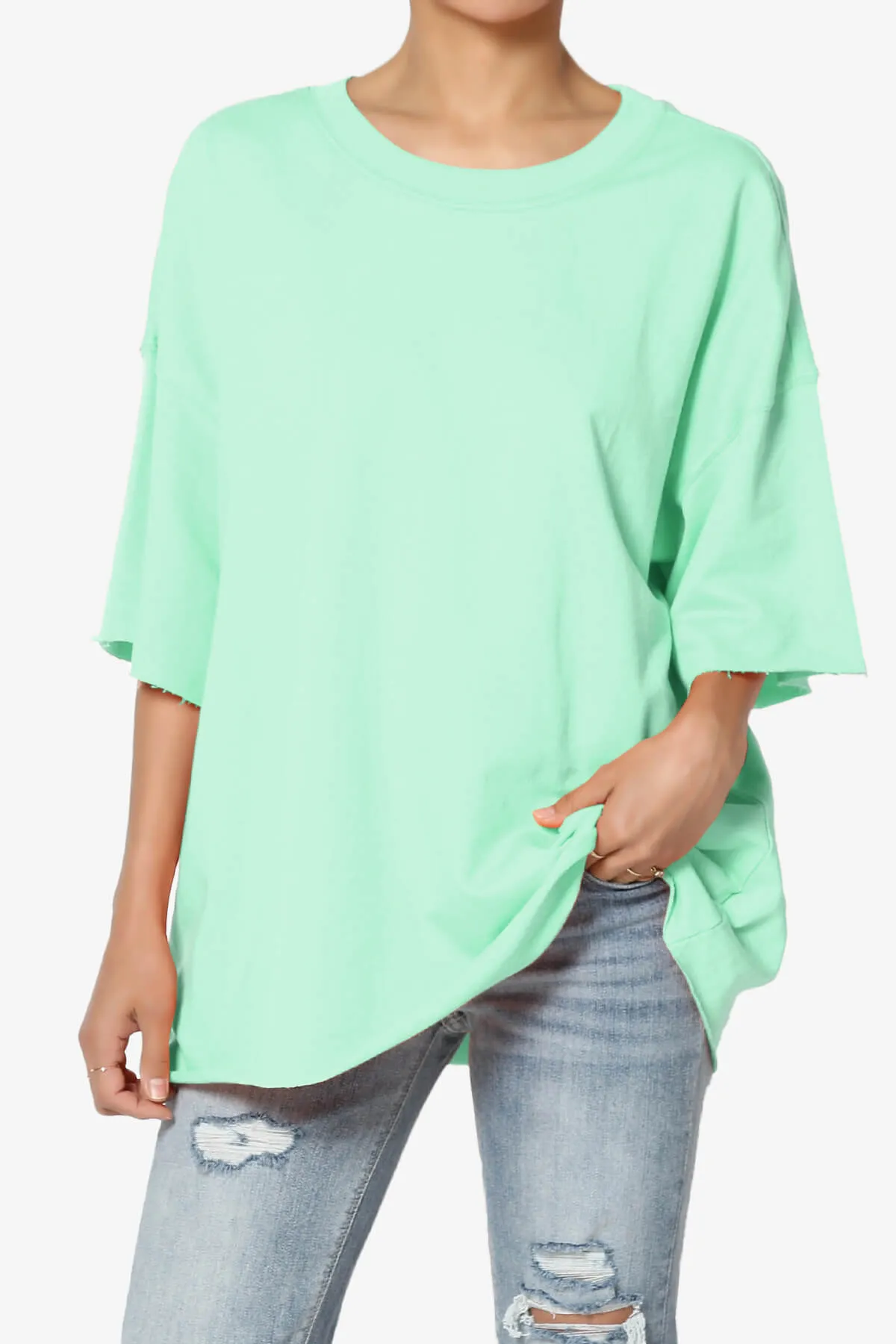 Danube Drop Shoulder Cotton Top PLUS