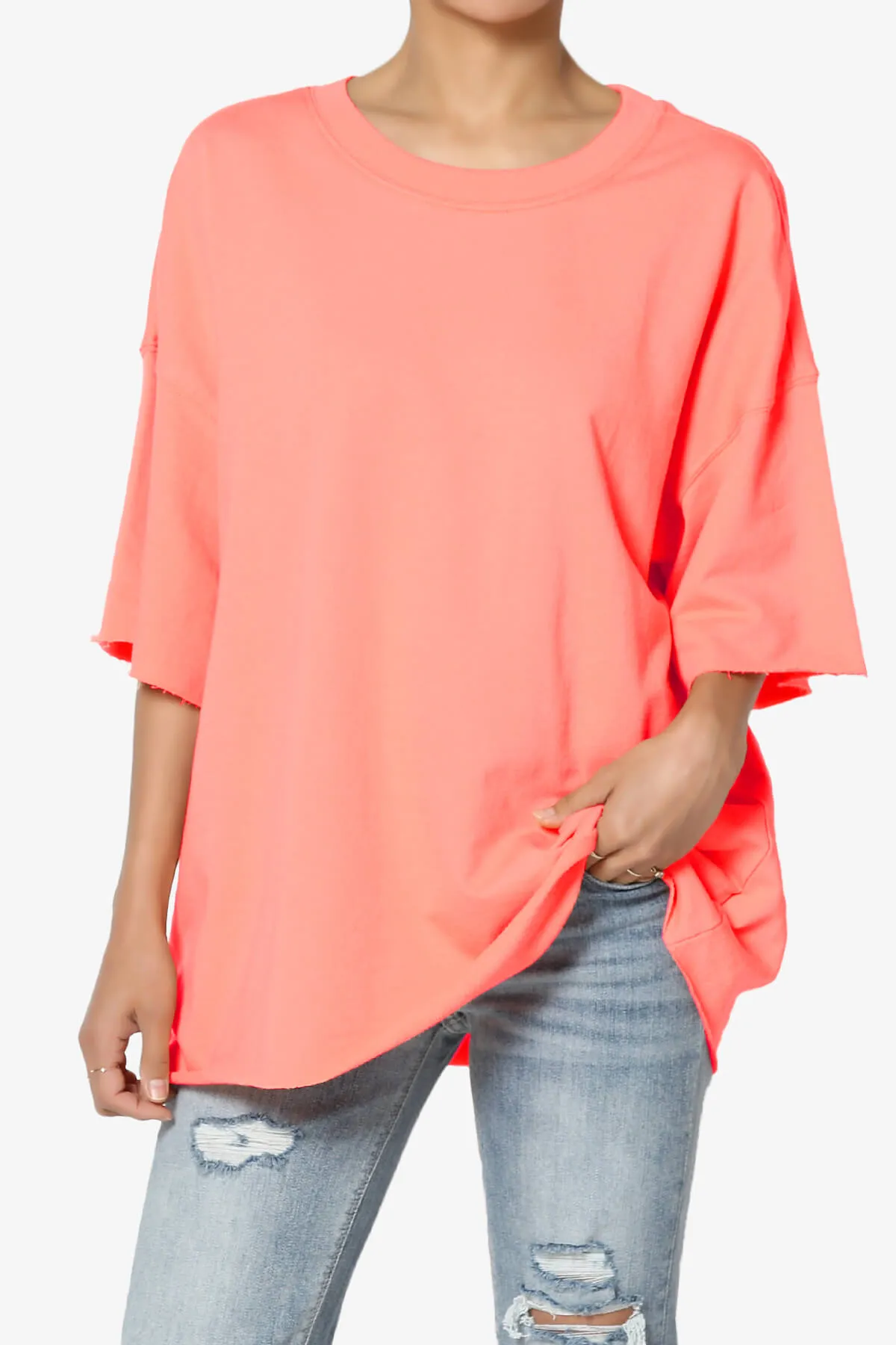 Danube Drop Shoulder Cotton Top PLUS