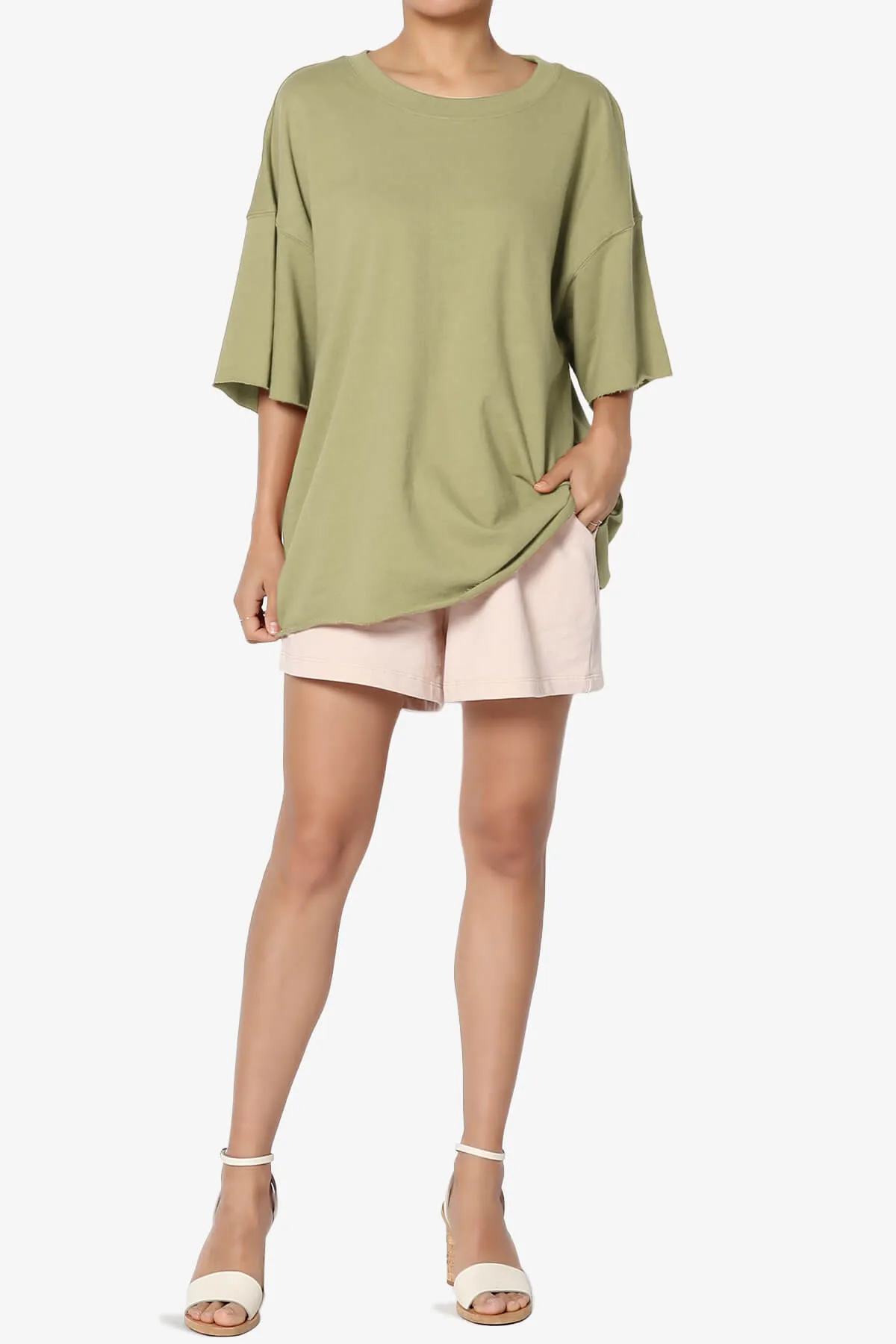 Danube Drop Shoulder Cotton Top PLUS