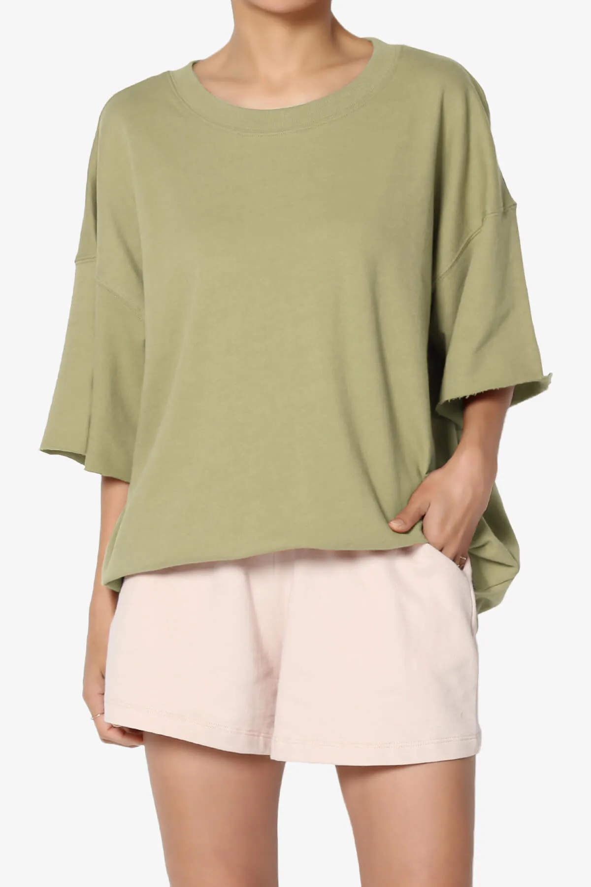 Danube Drop Shoulder Cotton Top PLUS