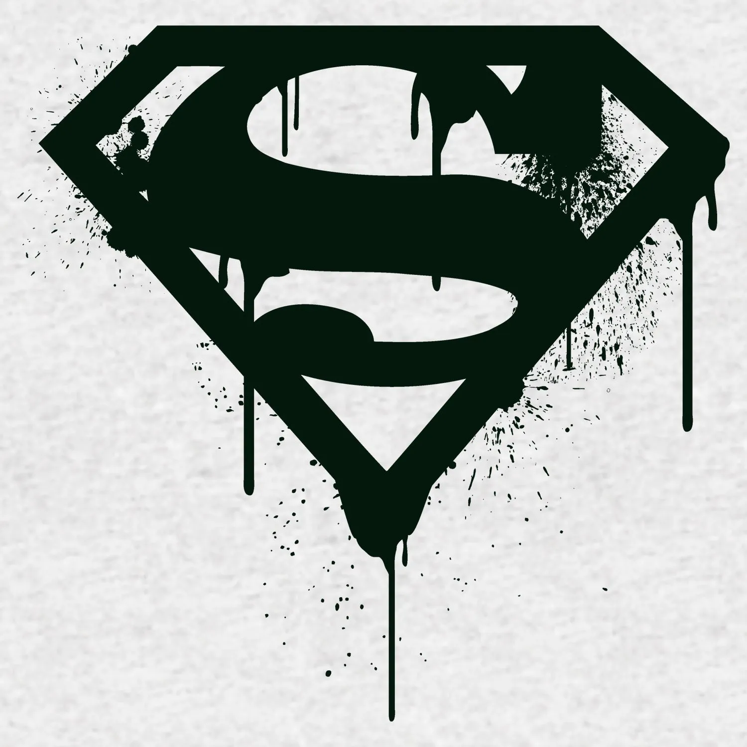 DC Comics Superman Logo Doomsday Graff Official Men's T-shirt