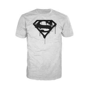 DC Comics Superman Logo Doomsday Graff Official Men's T-shirt