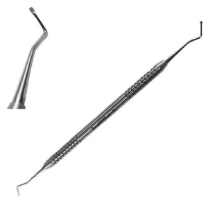 Dental Restorative Excavator, Spoon Excavators, 127/128, 2mm