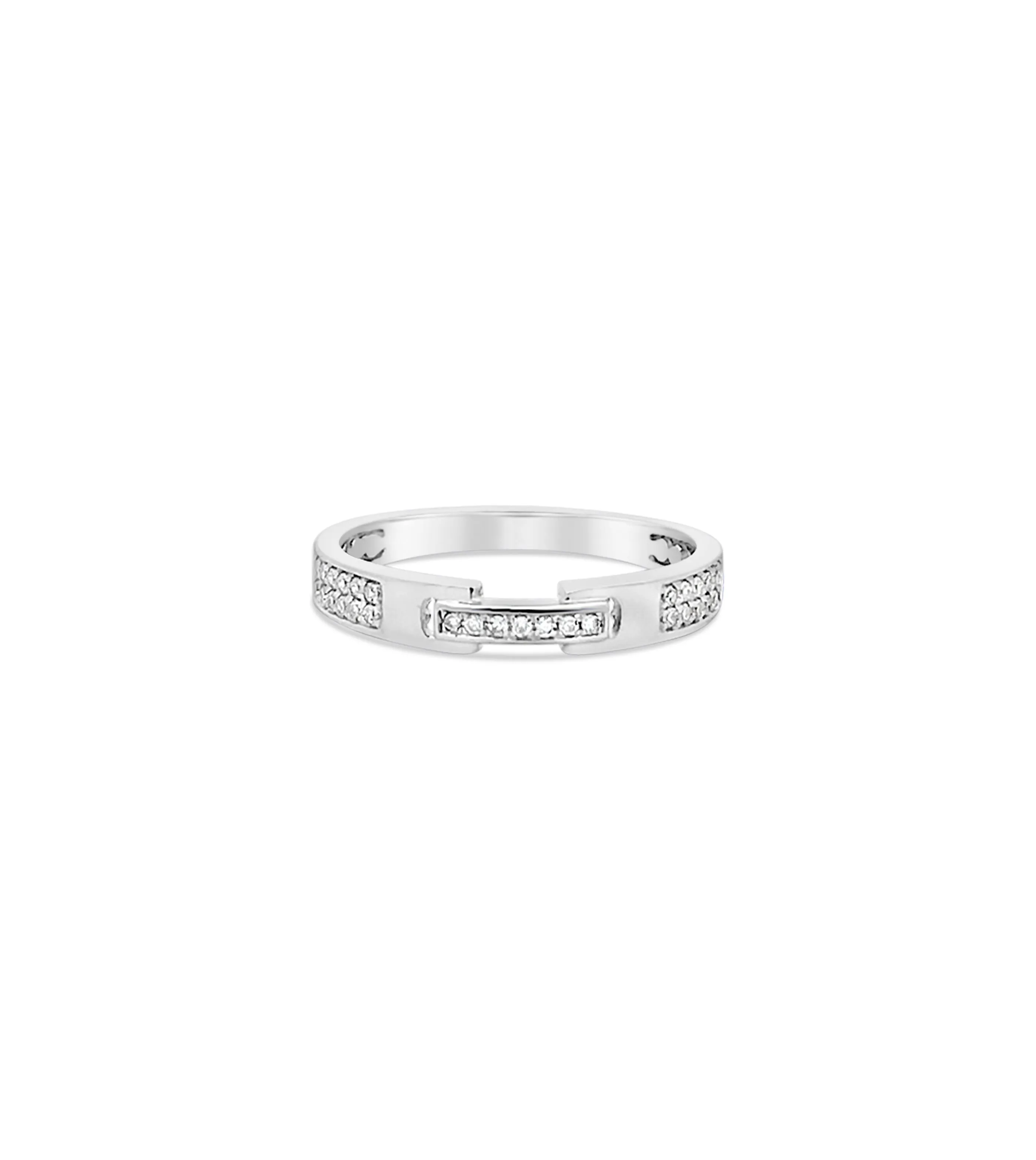 Diamond Buckle Ring