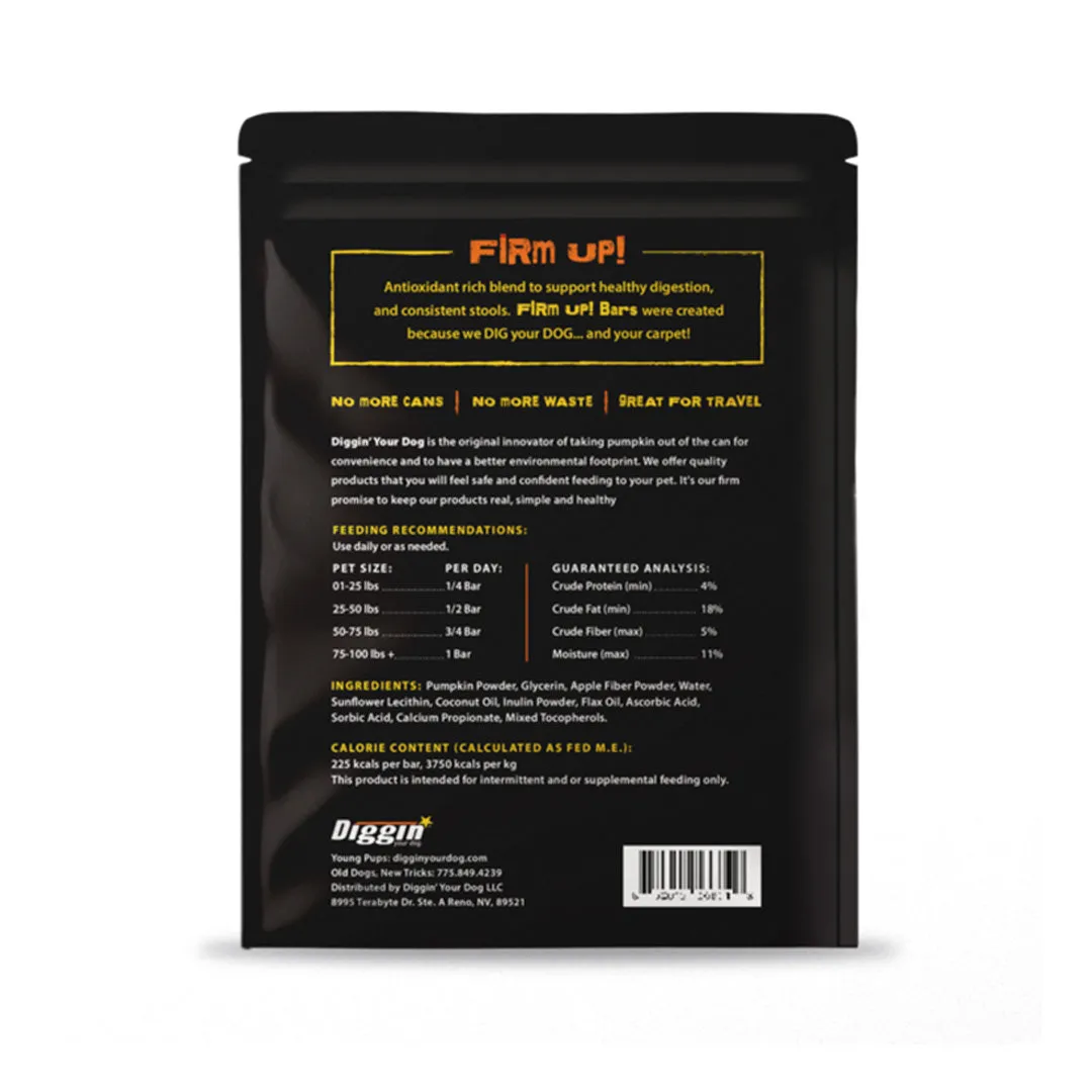 Diggin Your Dog - Firm Up Pumpkin - Bars