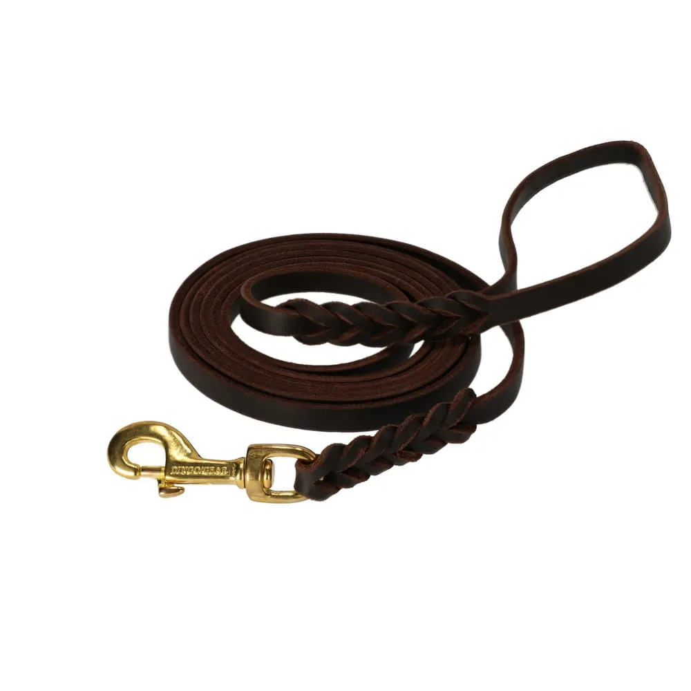 Dingo Gear Soft Leather Show Leash