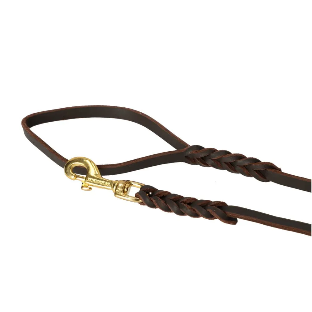 Dingo Gear Soft Leather Show Leash