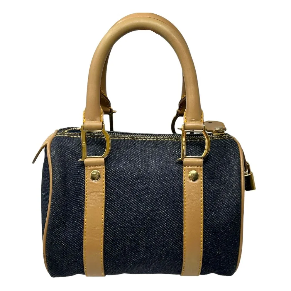 Dior Denim Mini Boston Bag