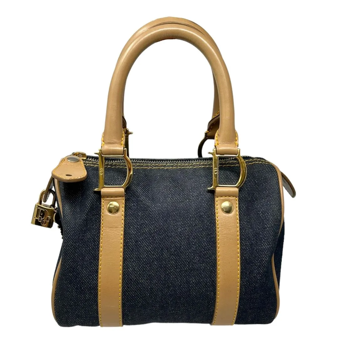 Dior Denim Mini Boston Bag
