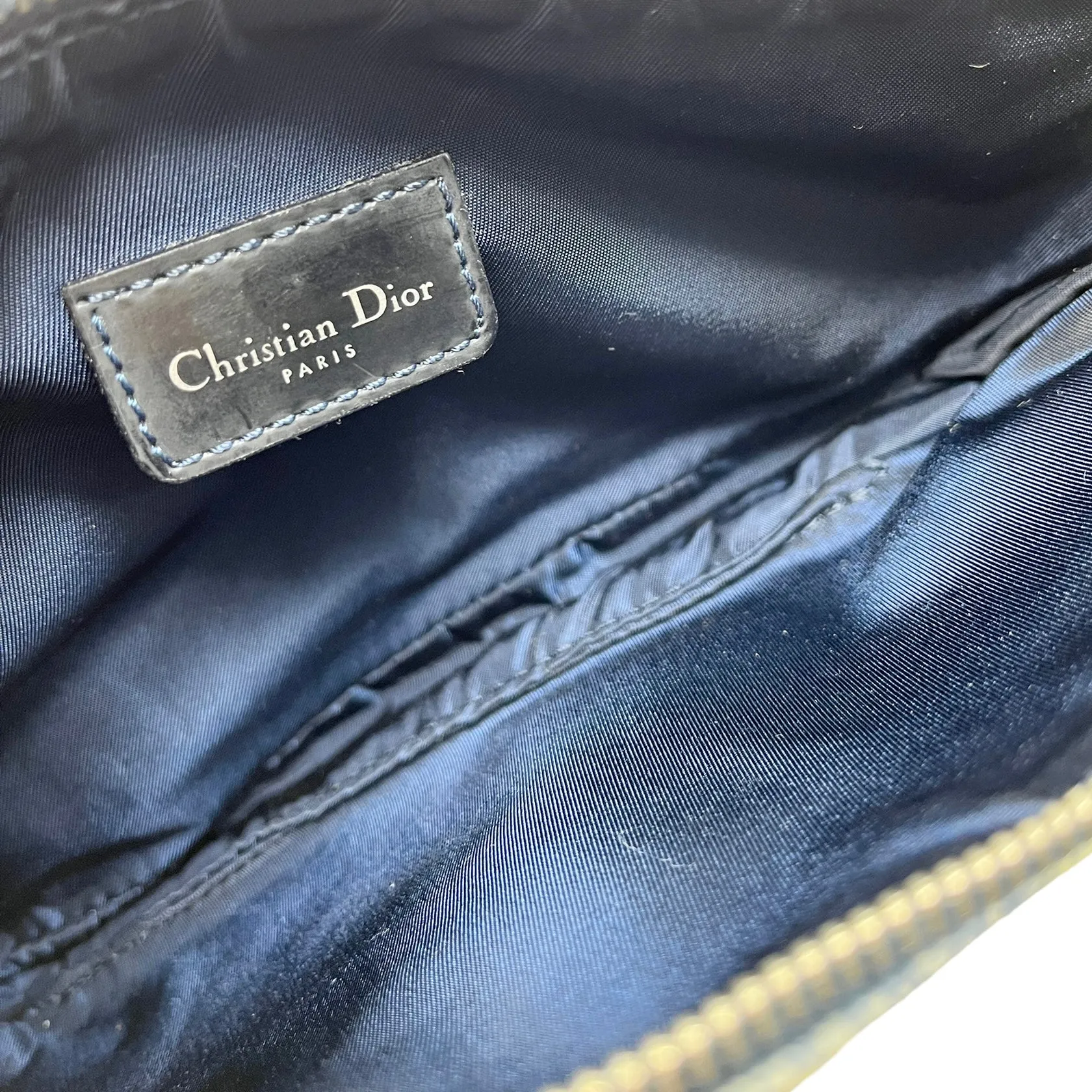 Dior Denim Speedway Mini Saddle Bag