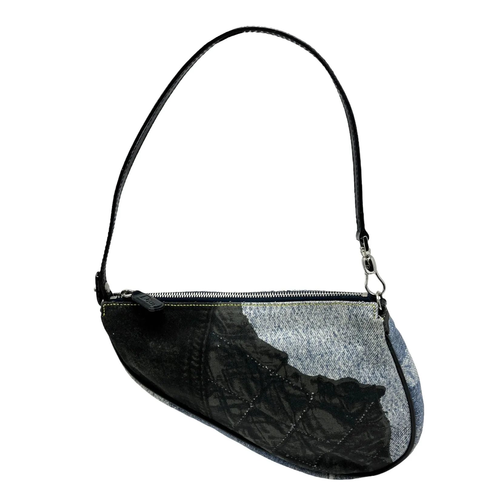 Dior Denim Speedway Mini Saddle Bag