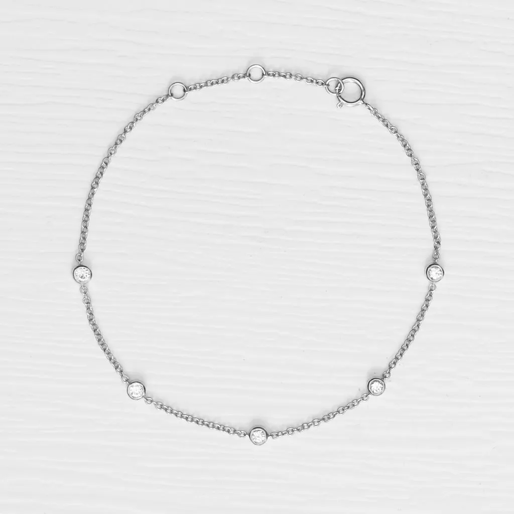 Distance Diamond bracelet (18K)