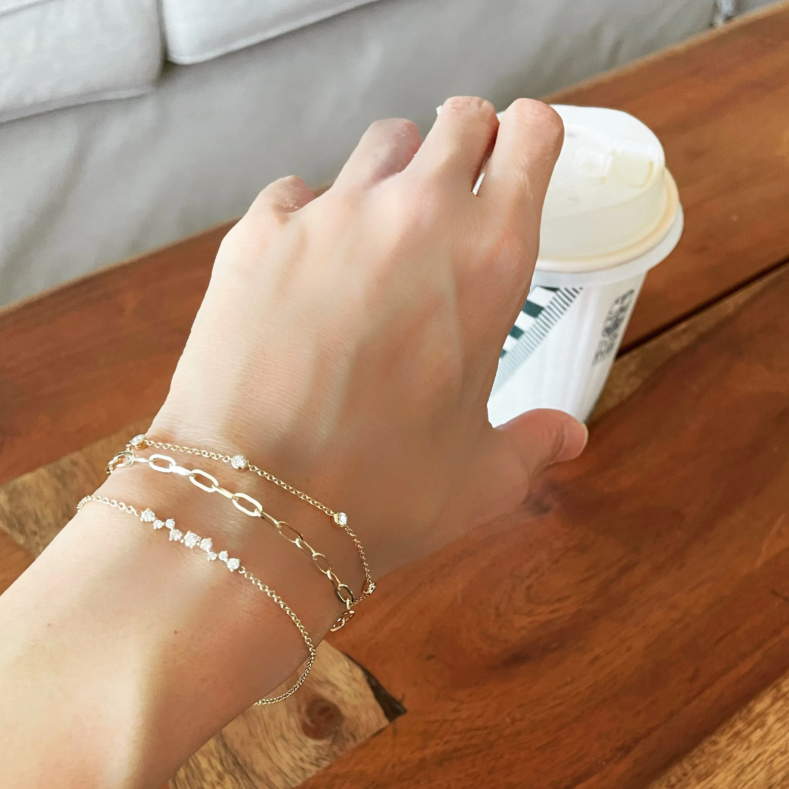 Distance Diamond bracelet (18K)