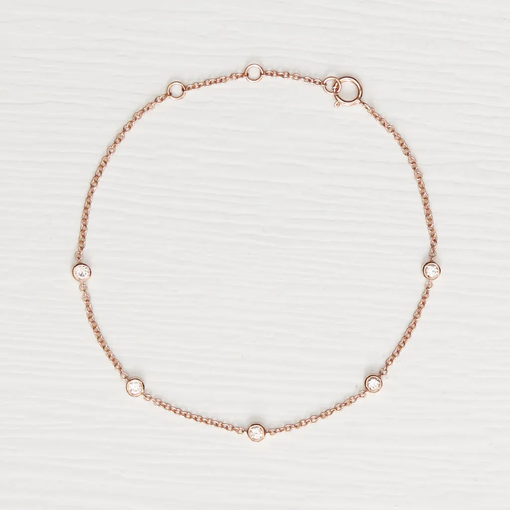 Distance Diamond bracelet (18K)