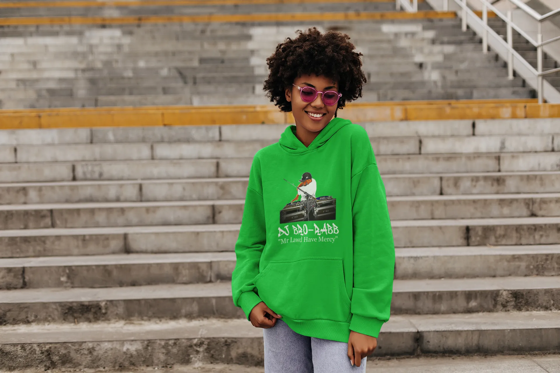 DJ Bro-Rabb "Mr. Lawd Have Mercy" Statement Hoodie