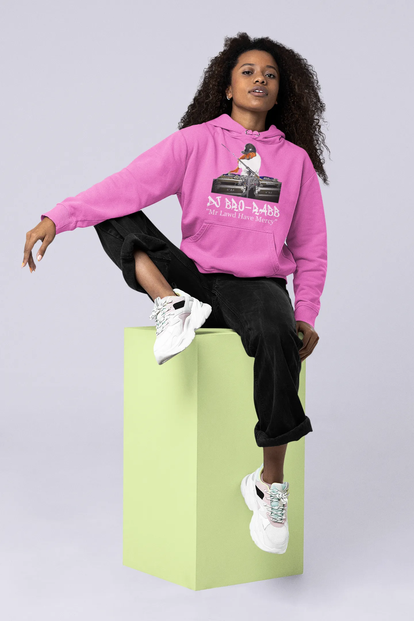 DJ Bro-Rabb "Mr. Lawd Have Mercy" Statement Hoodie