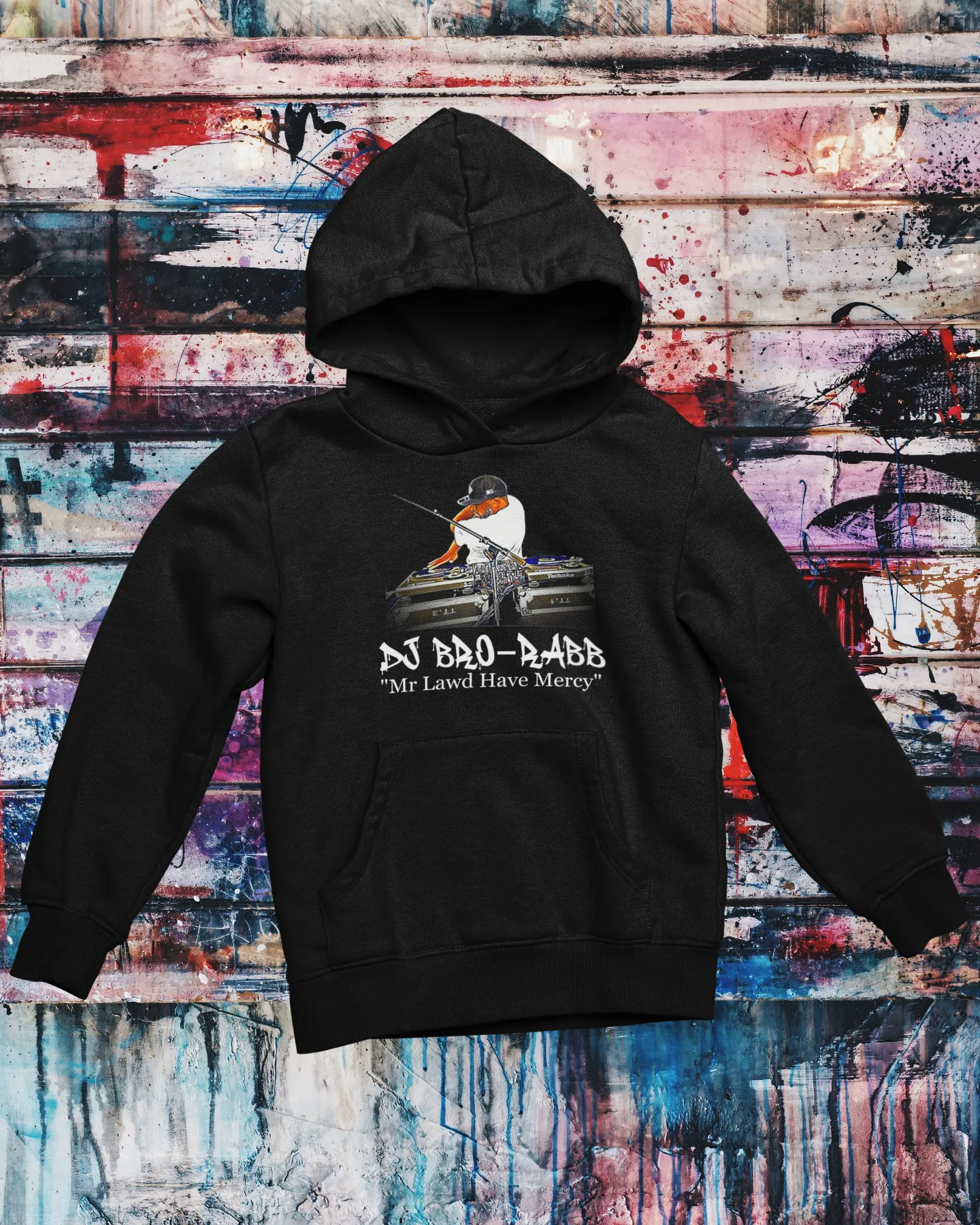 DJ Bro-Rabb "Mr. Lawd Have Mercy" Statement Hoodie