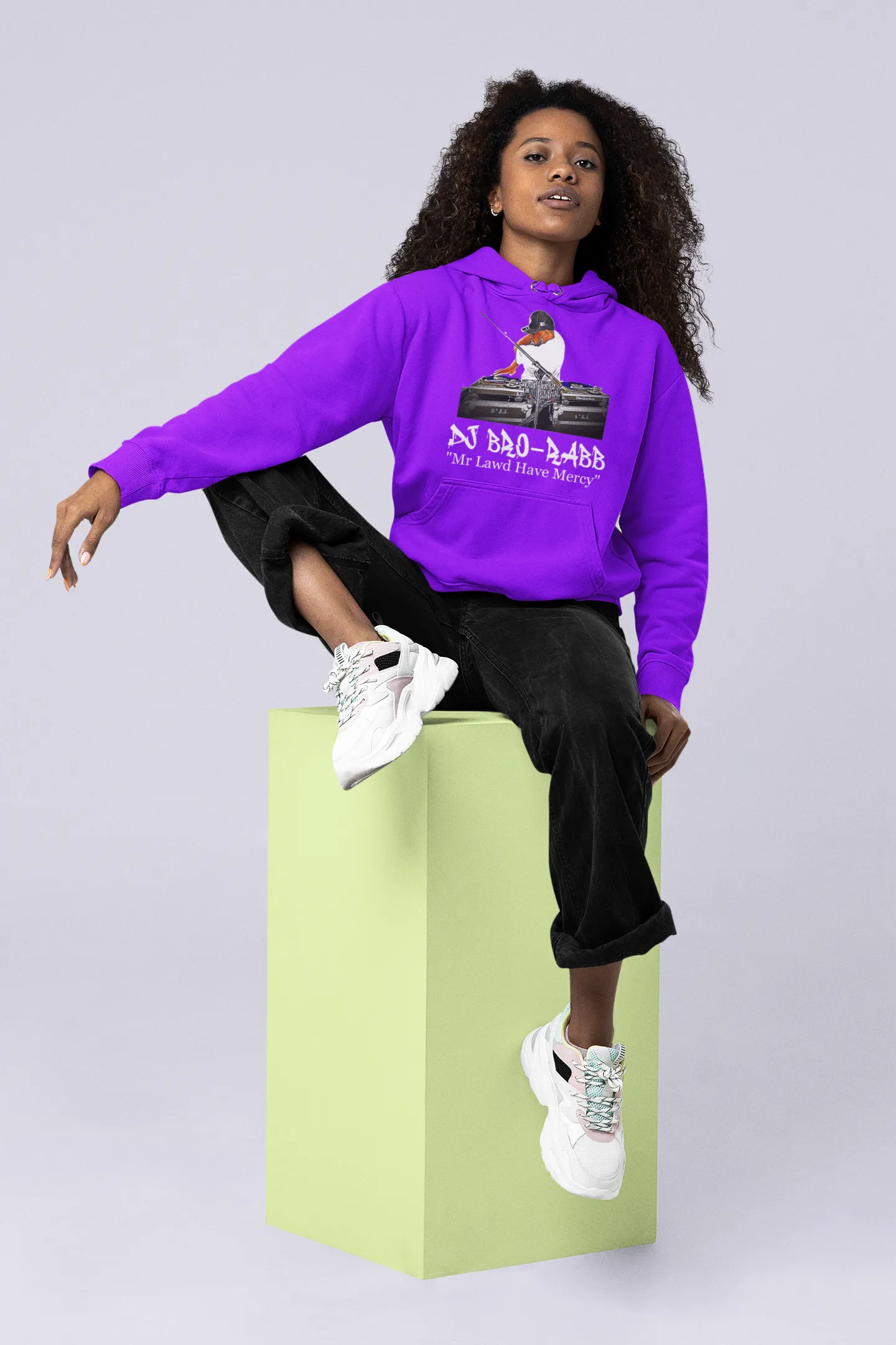 DJ Bro-Rabb "Mr. Lawd Have Mercy" Statement Hoodie