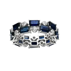 Dolcetto Blue Sapphire Statement Ring