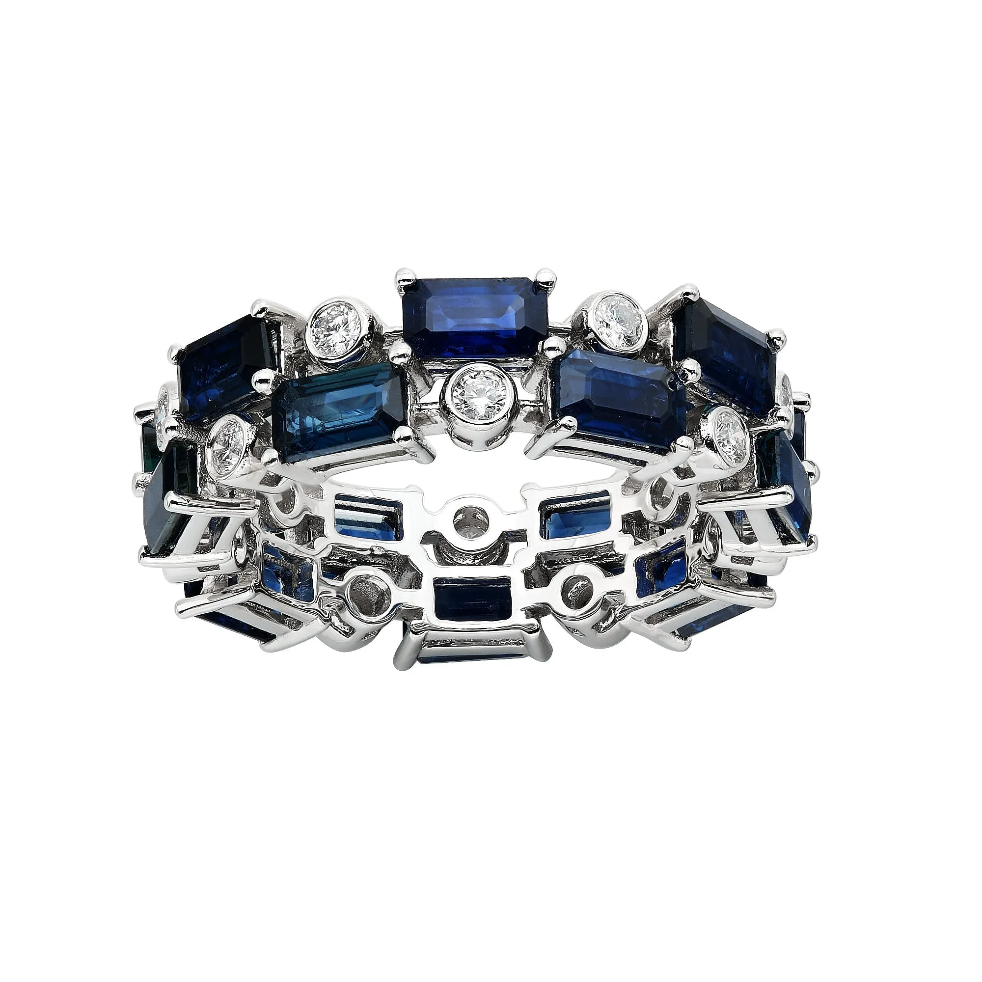 Dolcetto Blue Sapphire Statement Ring