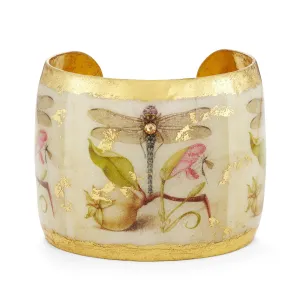 Dragonfly Garden Cuff 1.5"