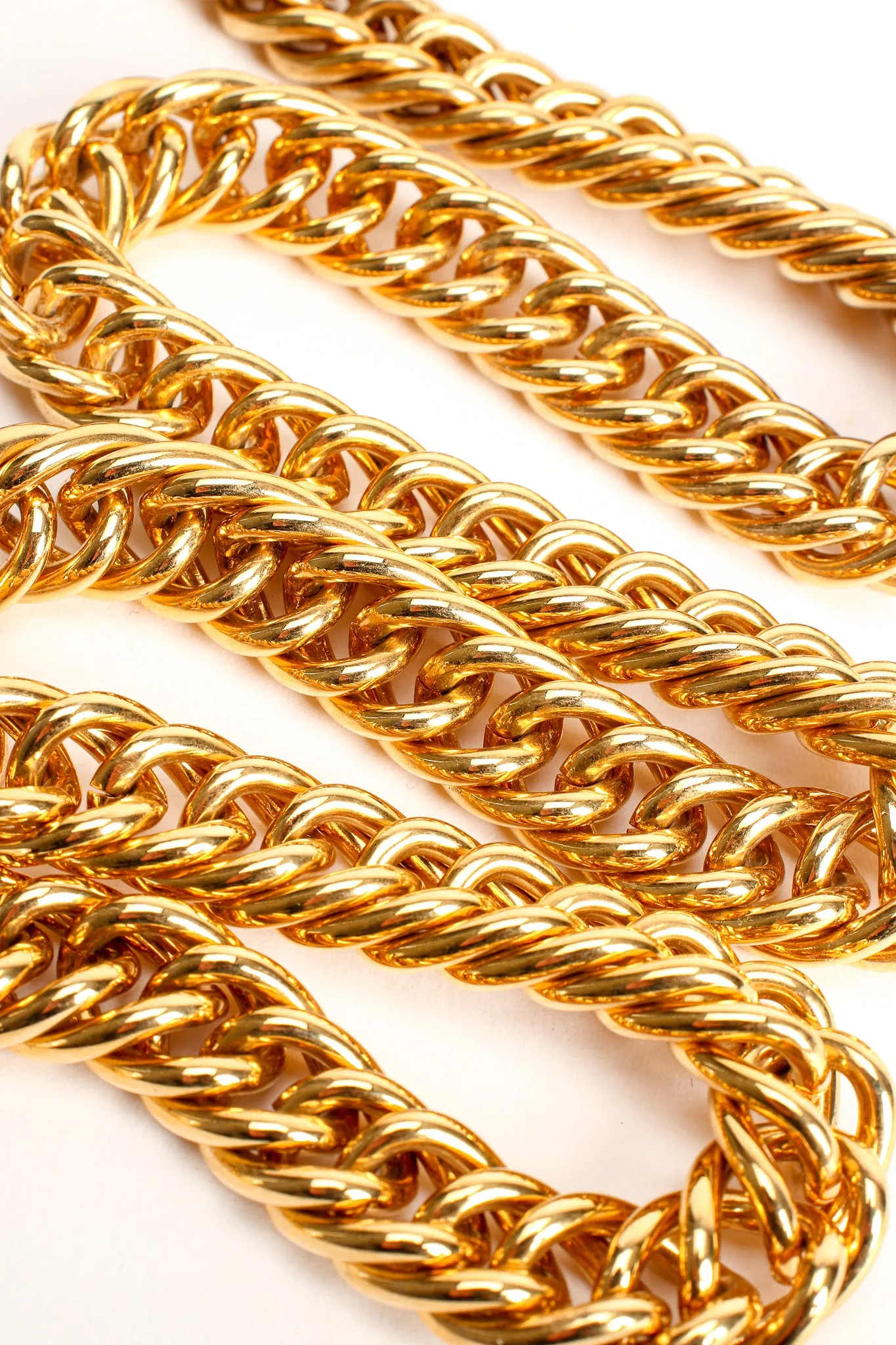 Draped Pearl Fringe Chain Belt