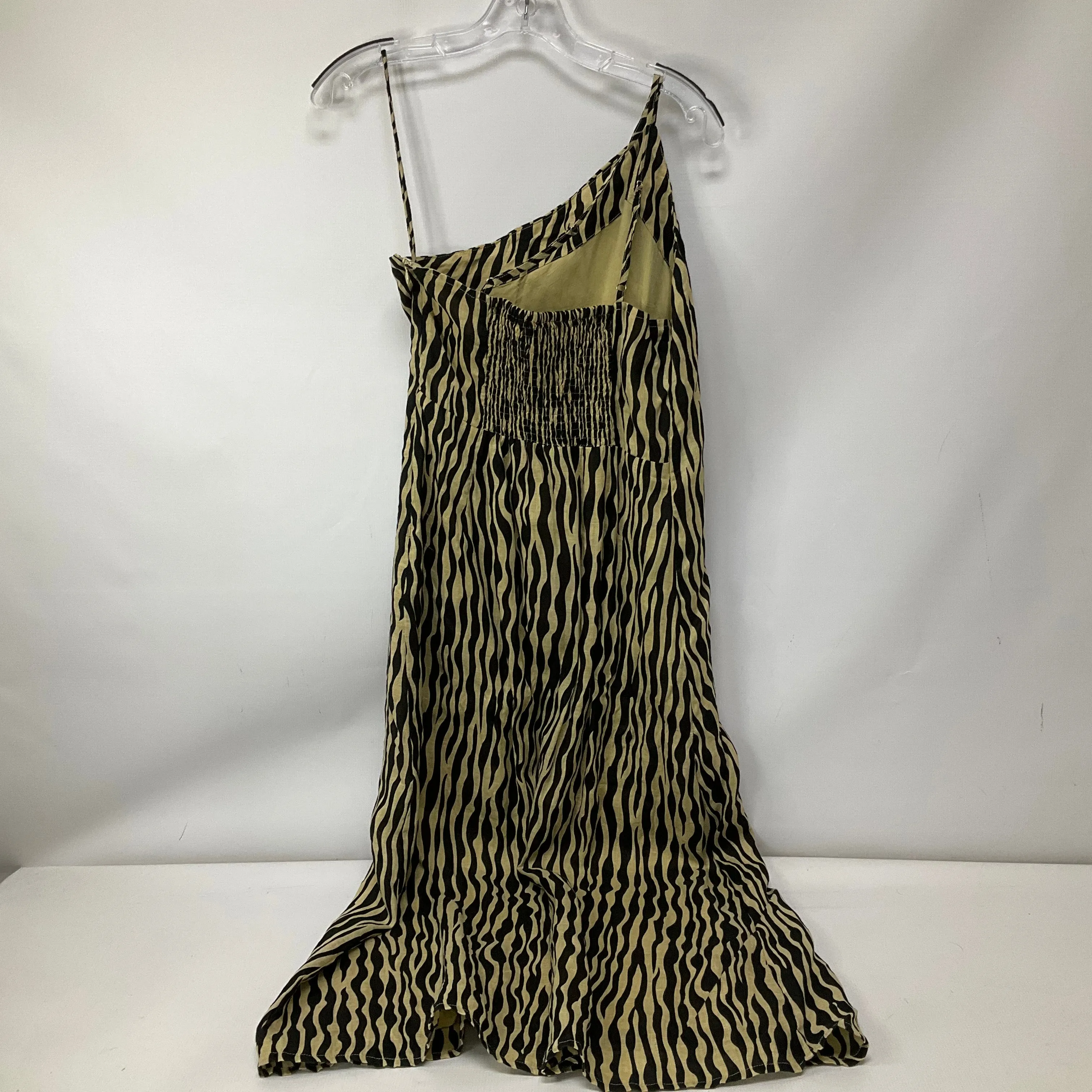 Dress Casual Midi By Faithfull The Brand In Zebra Print, Size: 8