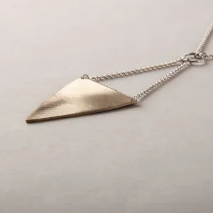 DROP CROSS SPIKE NECKLACE