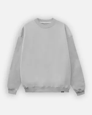 Drop Shoulder Crewneck - Stone