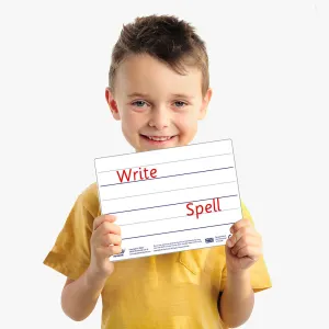 Dry Erase Pupils A5 Literacy Boards (Pack of 30)