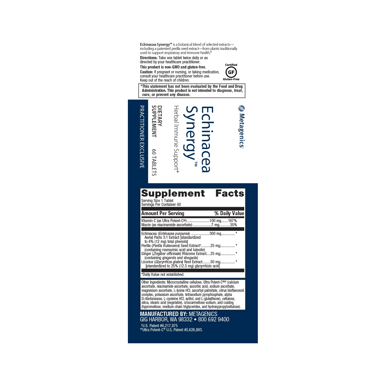 Echinacea Synergy™ <br>Herbal Immune Support*