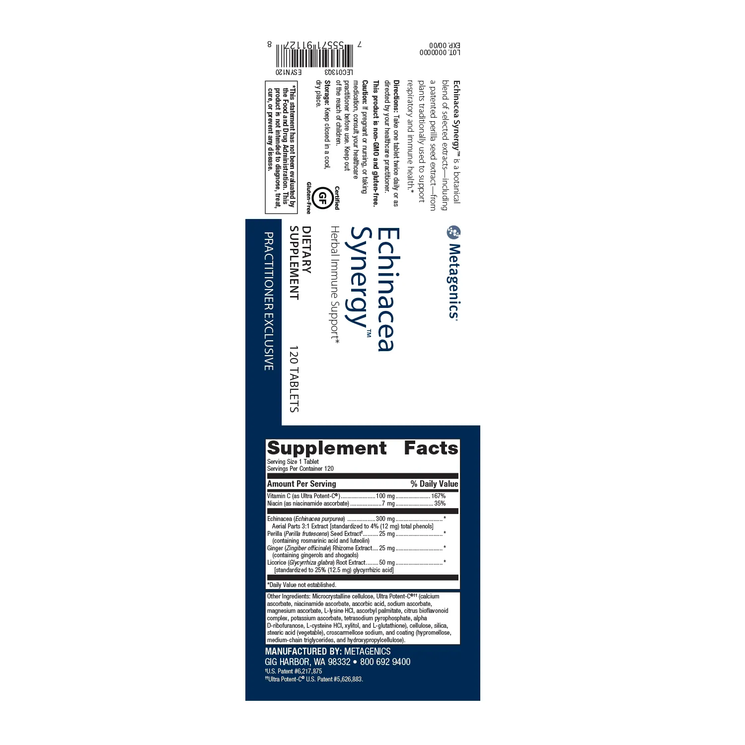 Echinacea Synergy™ <br>Herbal Immune Support*