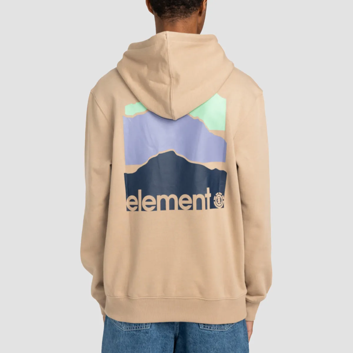 Element 3 Horizons Pullover Hoodie Oat Milk
