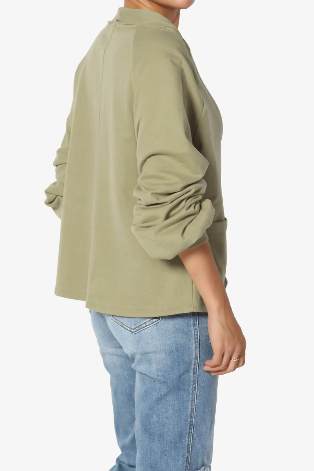Embark Barrel Long Sleeve Terry Cardigan