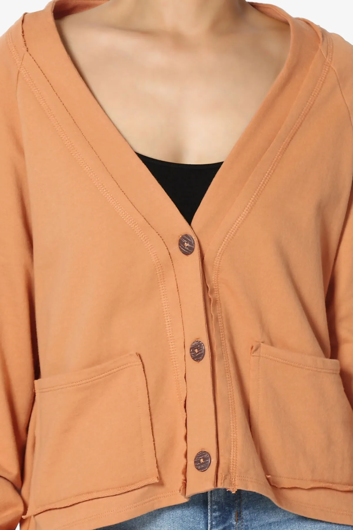 Embark Barrel Long Sleeve Terry Cardigan