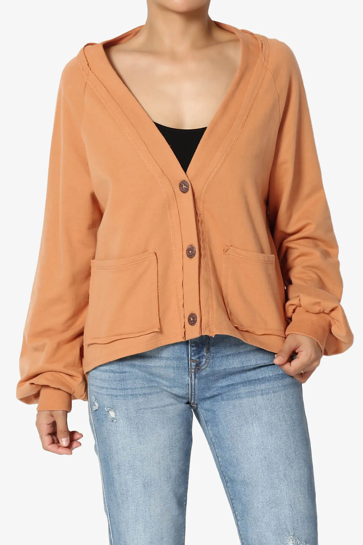 Embark Barrel Long Sleeve Terry Cardigan