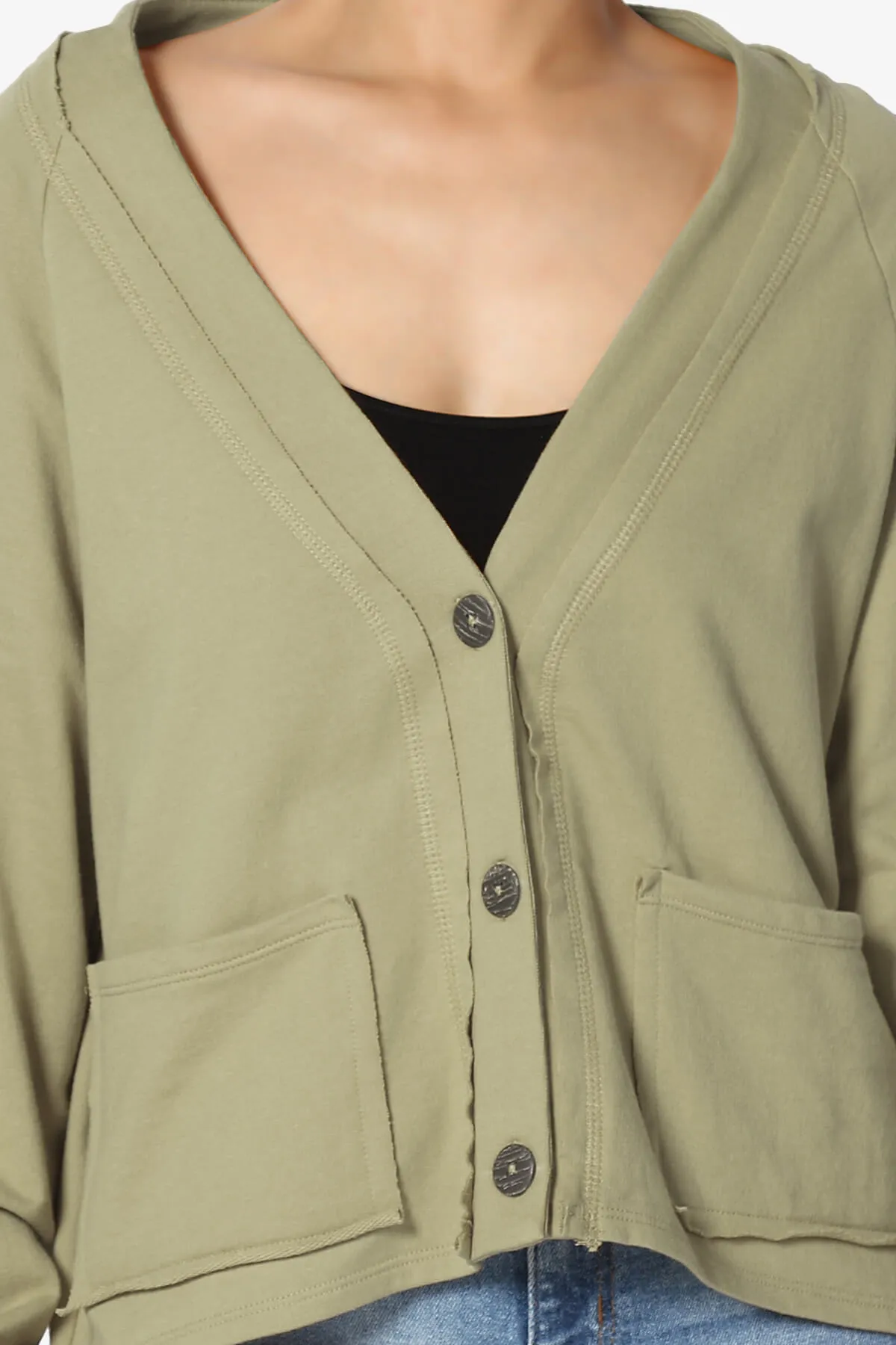Embark Barrel Long Sleeve Terry Cardigan