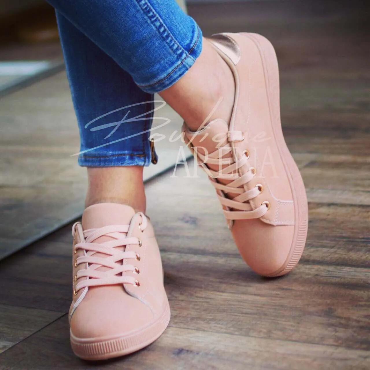 Тenisi casual dama Fuxi roz