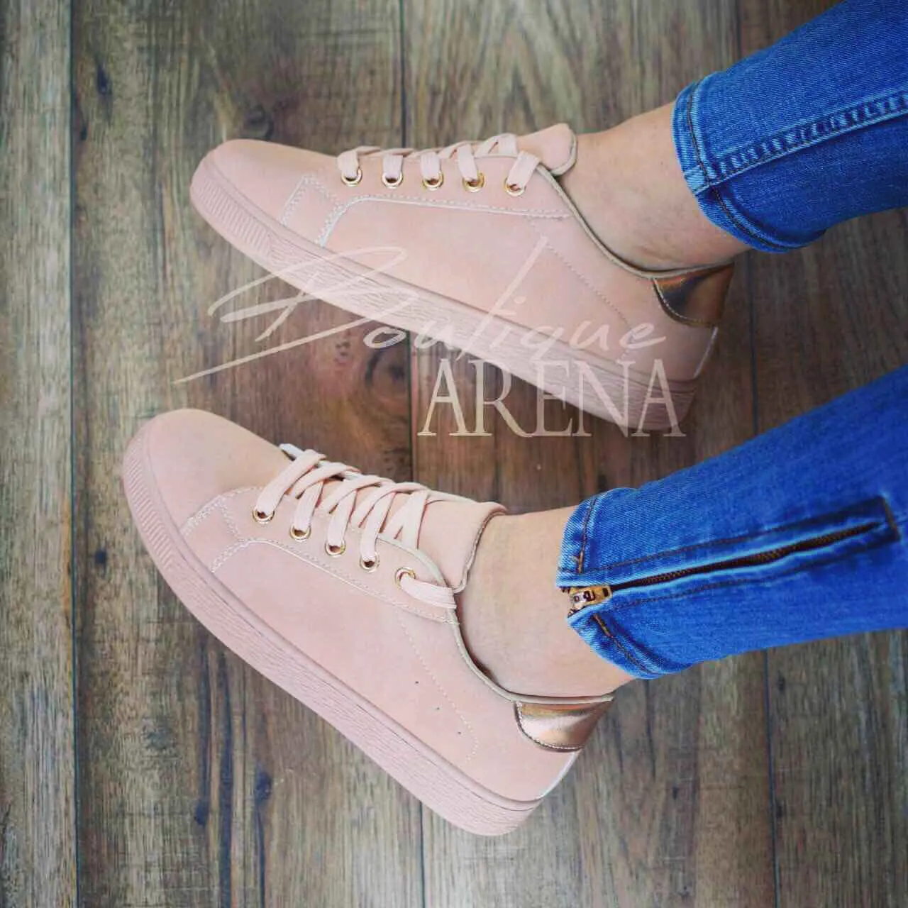 Тenisi casual dama Fuxi roz