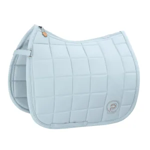 Eskadron Platinum Powder blue faux leather big square saddlepad