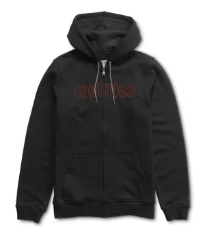 ETNIES CORPORATE STITCH ZIP FLEECE [BLACK]